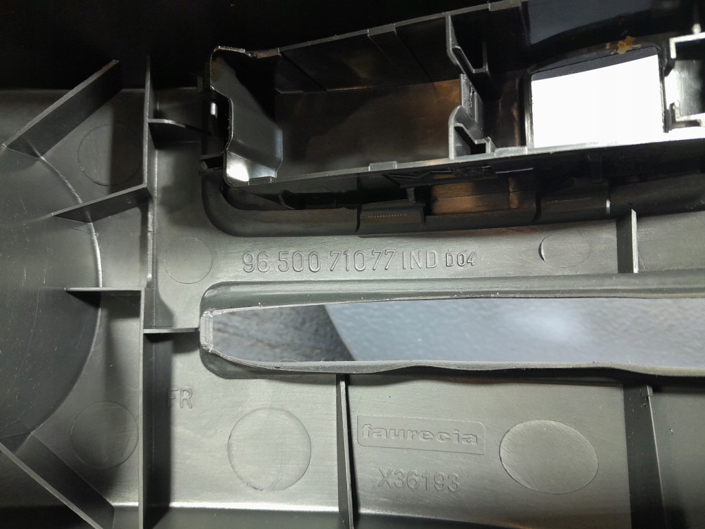 фото №7, Peugeot 207 тунель середній eu ручка чохол шкіра 9650071077