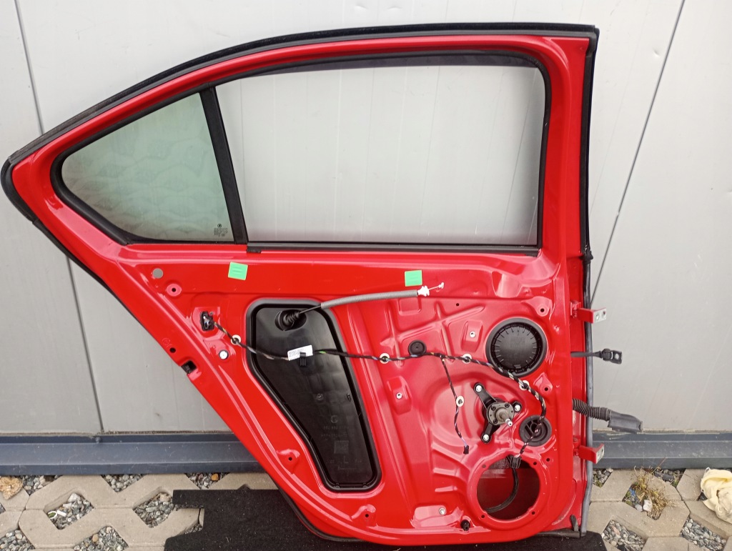 фото №15, Двері лівий задня червоні skoda octavia iii lift lf3k