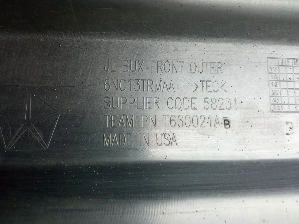 фото №9, Jeep wrangler jl 17- бампер перед передний 6x pdc