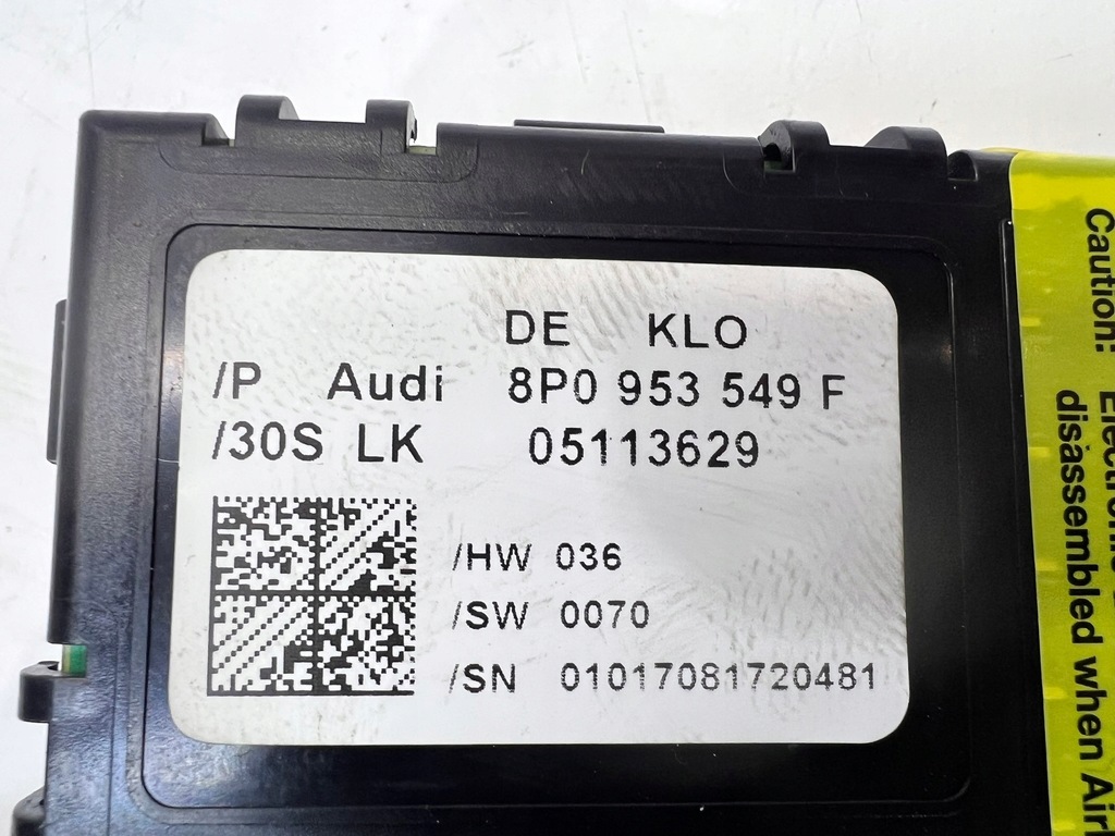 фото №10, Защита колонки руля pod круиз-контроль audi a3 8p 8p0953516a комплект