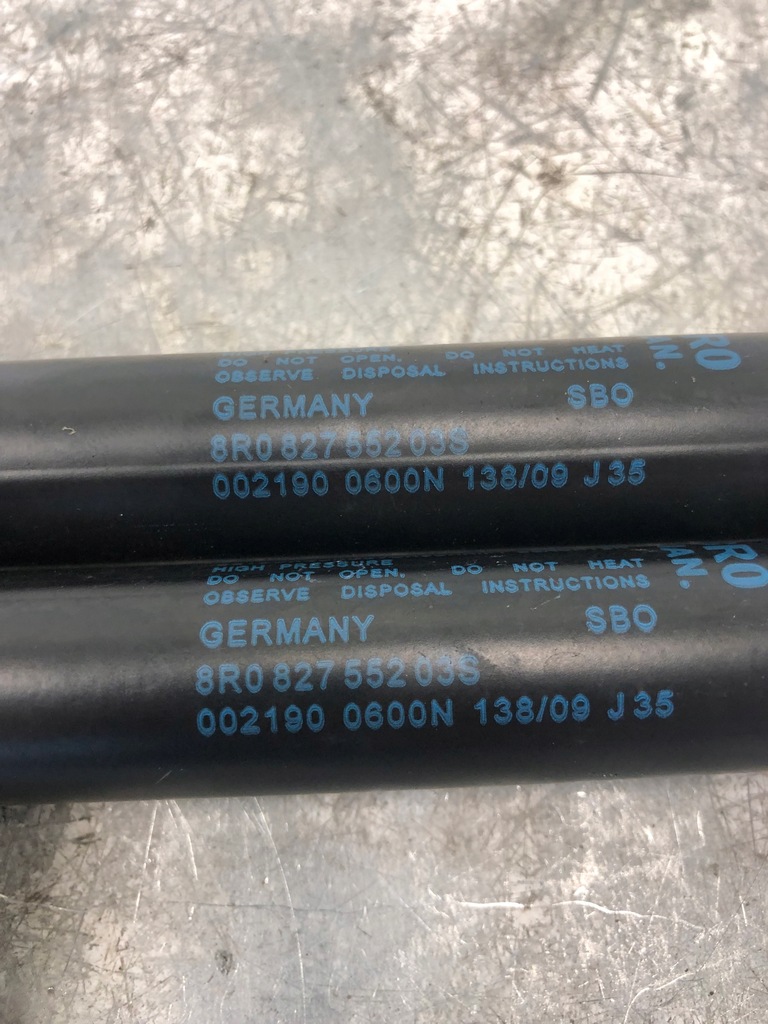 фото №5, Амортизаторы крышки механическая audi q5 8r0827552