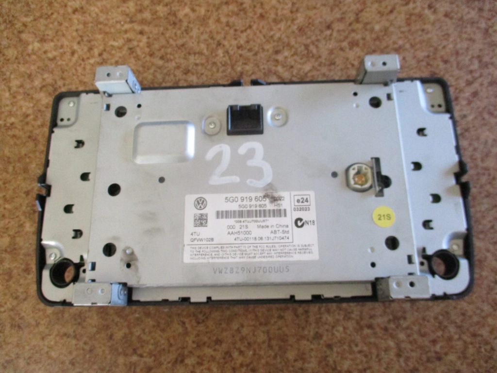 фото №5, Дисплей радіо навігації vw golf vii 5g0919605
