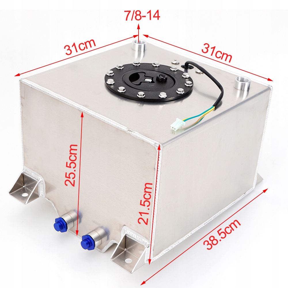 фото №7, 20l wyścigowy бак пального з датчиком