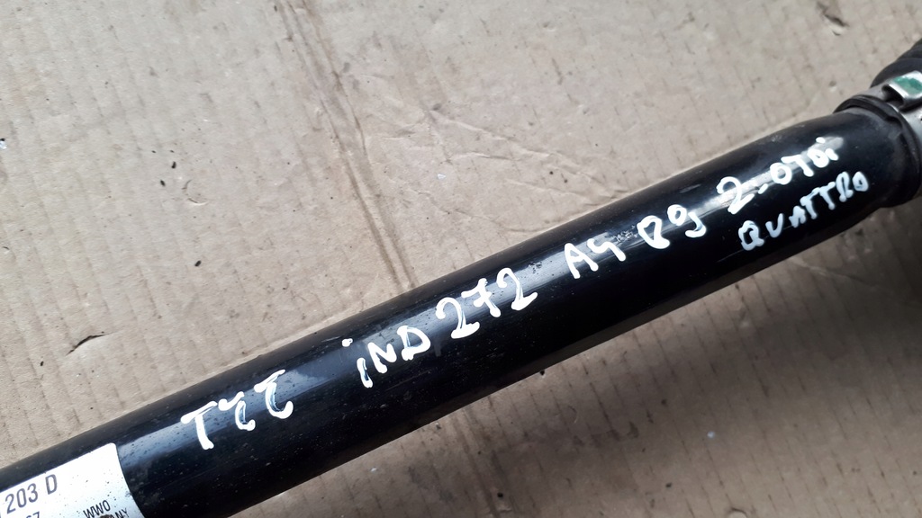 фото №9, Audi оригинальный номер 8w0501203d wał приводной