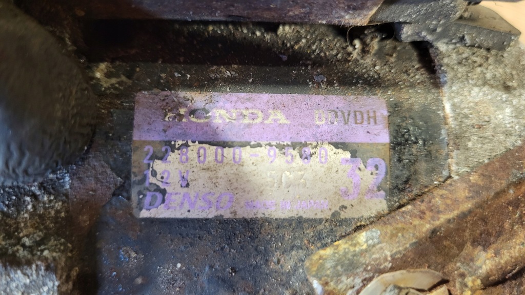 фото №8, Стартер honda civic vii 7 04- hb 5d lift 1,4 228000-9580