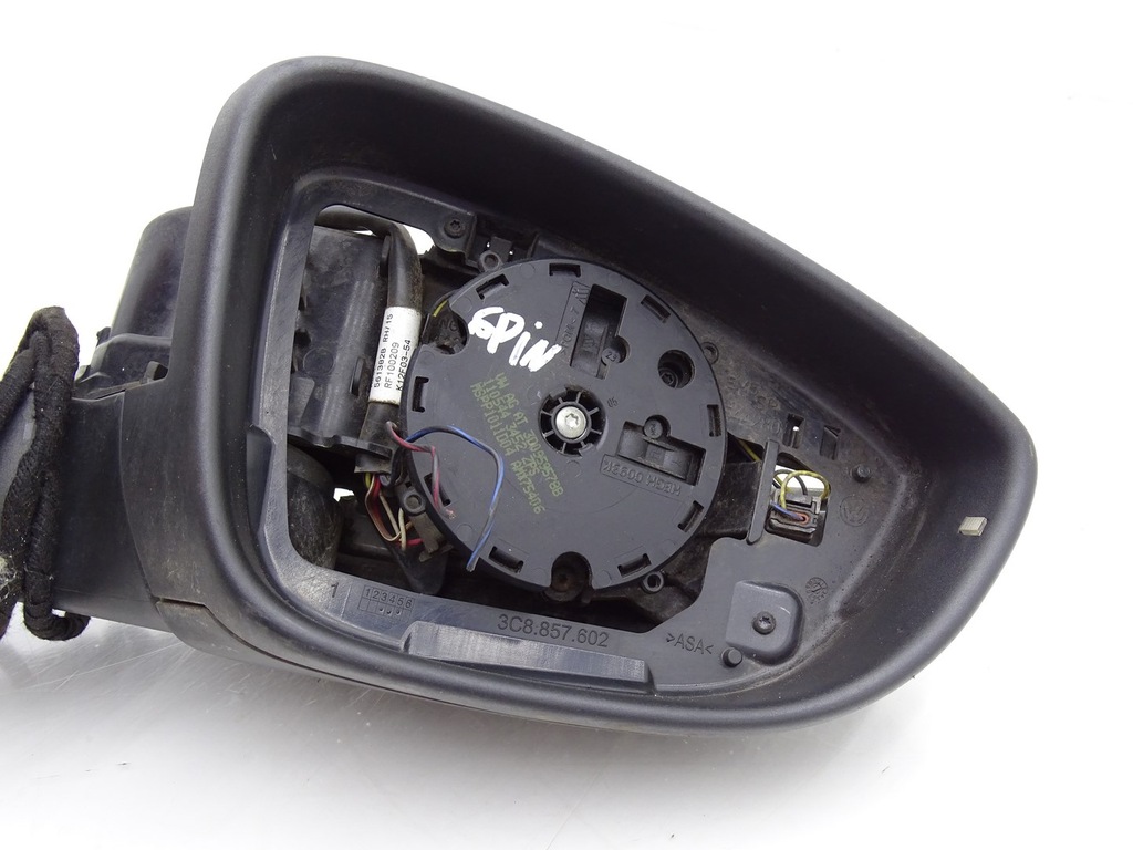 фото №7, Зеркало правое правый перед vw passat cc 3c8 6 pin