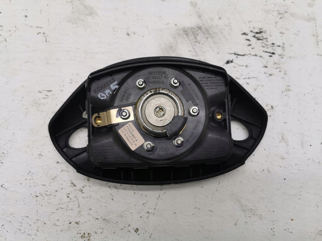 фото №9, Подушка безопасности водителя renault kangoo i 97-03 7700353847a