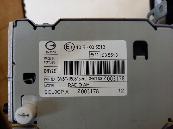 фото №2, Ford b-max модуль радио bm5t-18c815-rl