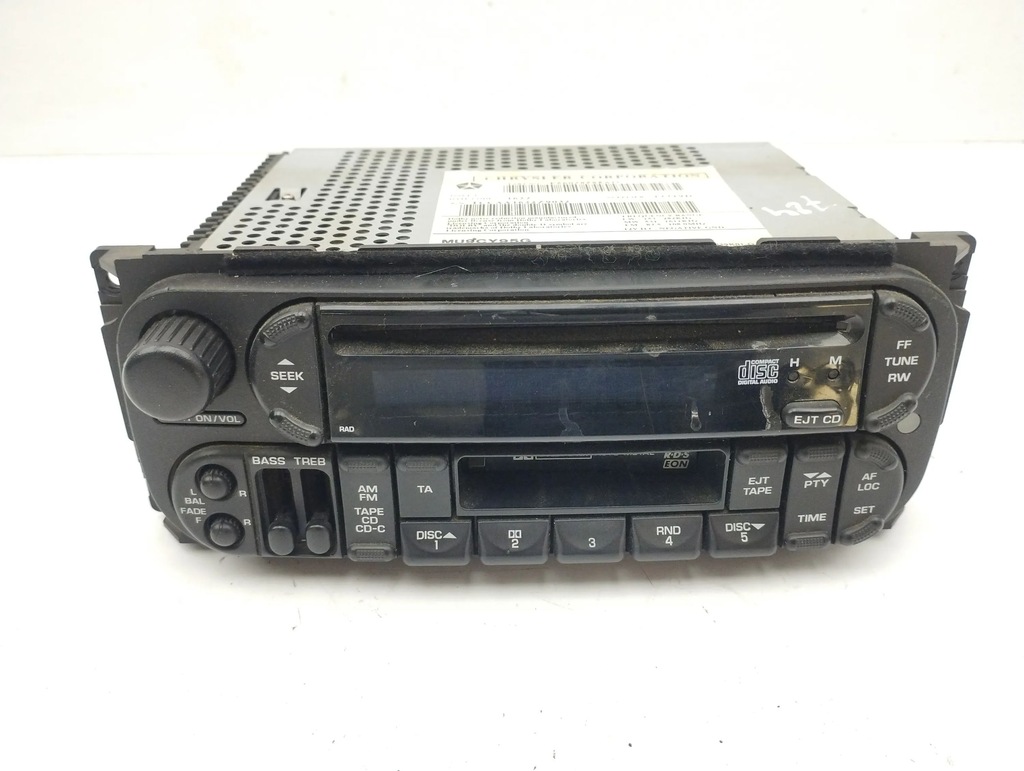 фото №1, Chrysler pt cruiser 2002 панель / радиопроигрыватель cd/dvd/gps