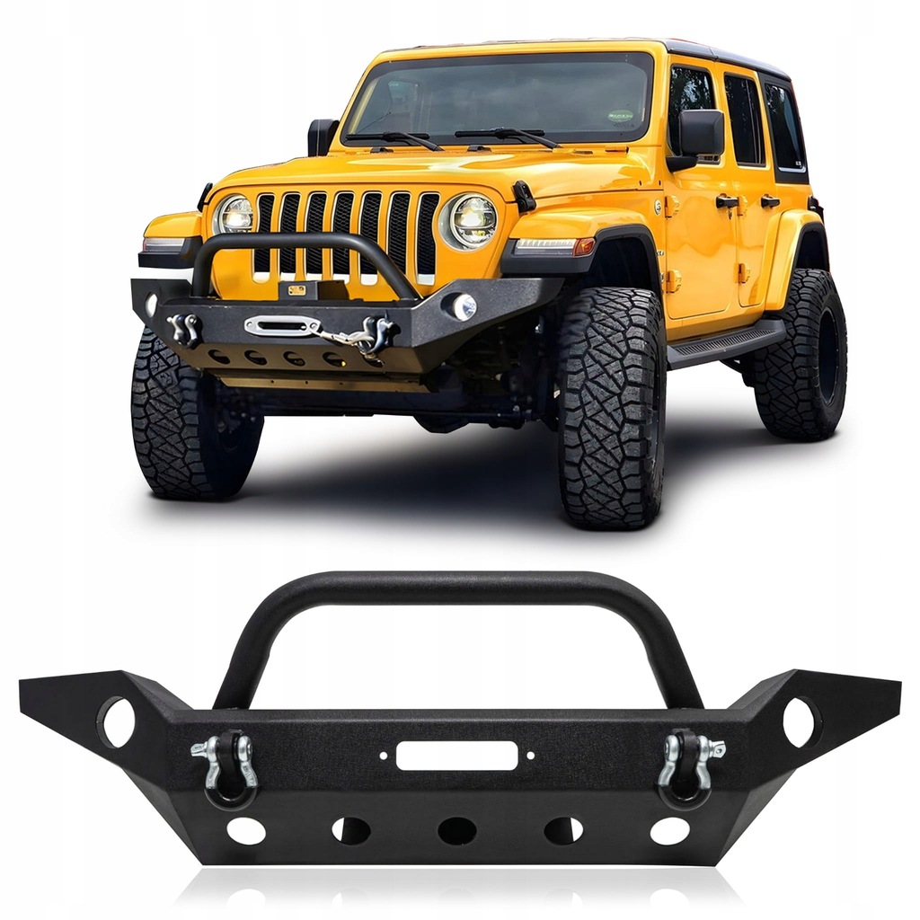 фото №1, Jeep wrangler jl 2018+ бампер передній r8 alaska 51-0360