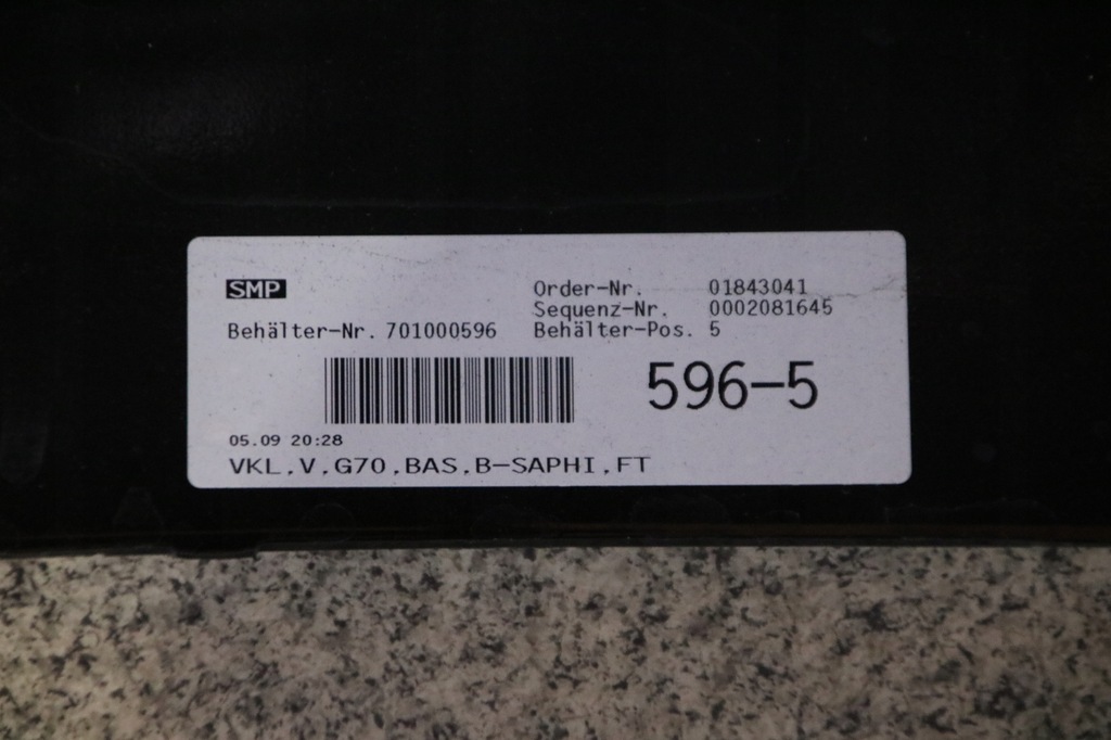 фото №10, Bmw 7 g70 i7 бампер перед передний цвет 475