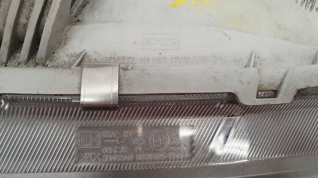 фото №7, Лампа перед левая chevrolet aveo deawoo kalos eu