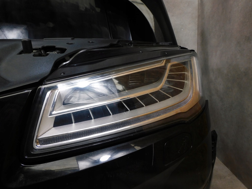фото №8, Audi a8 d4 4h lift kompletny перед бампер лампы капот pas matrix чёрный