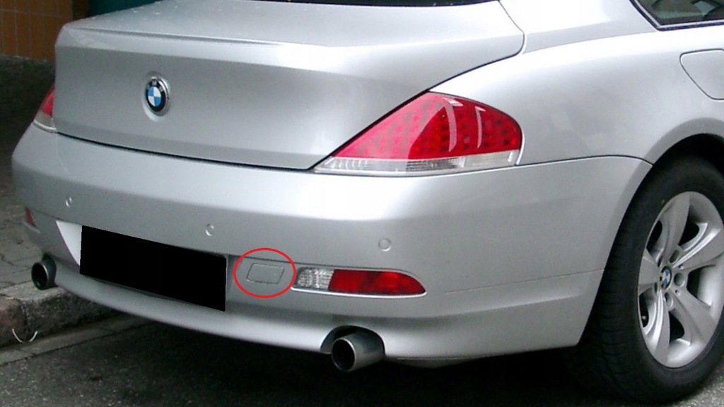фото №15, Bmw seria 6 e63 e64 стандарт 2003-2007 заглушка фаркоп задня оригінал