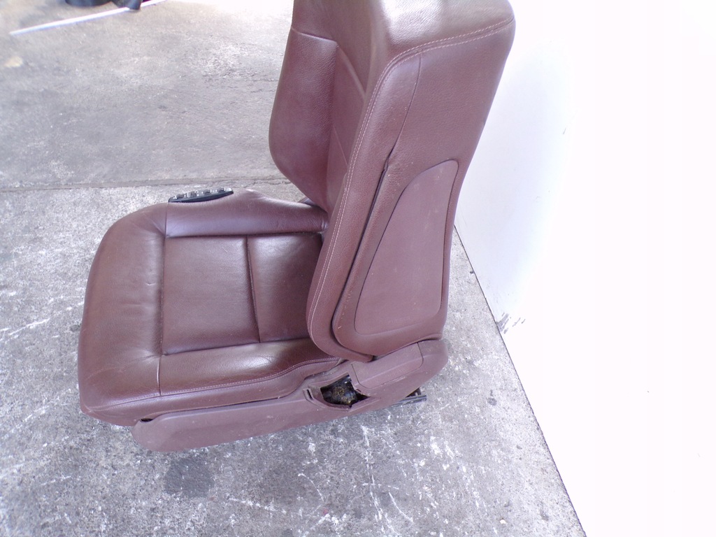 фото №11, Сиденье левый перед водителя mercedes w212 кожаный коричневый