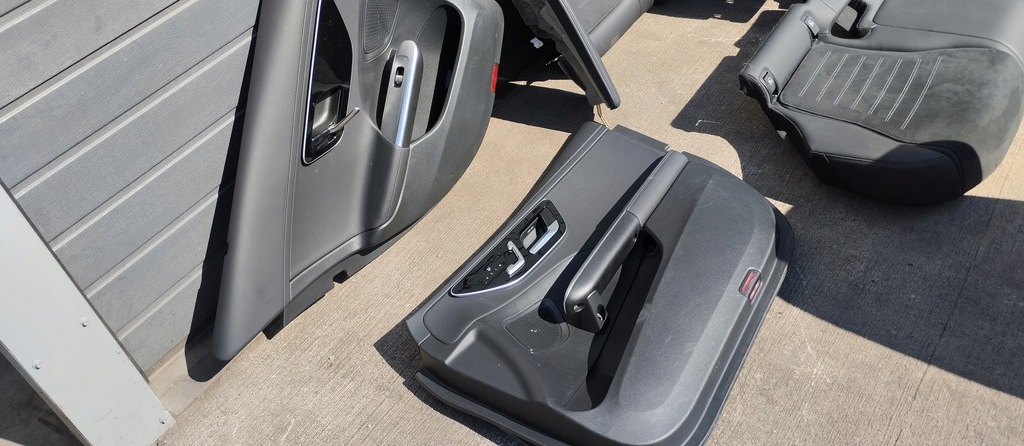 фото №12, Сиденья заднее сиденье mercedes c klasa w206 kombi кожа alcantara комплект