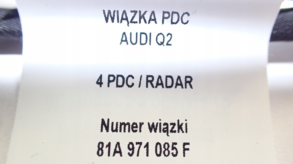 фото №8, Жгут 4pdc радар audi q2 81a971085f + радар +