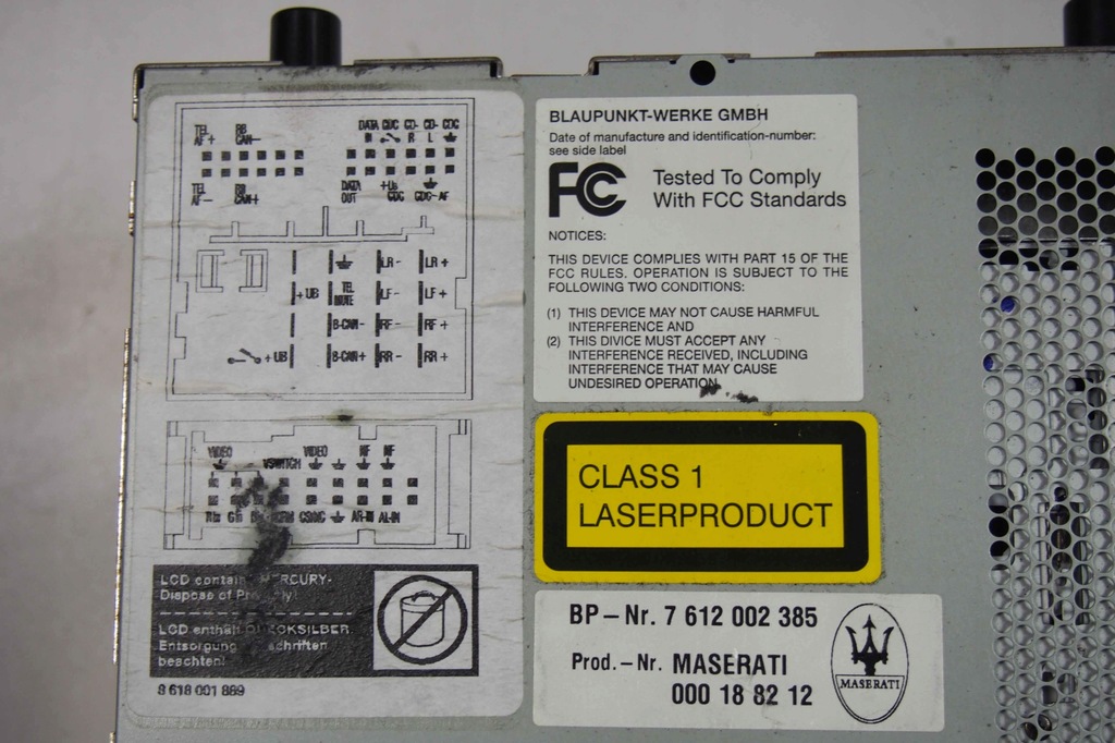 фото №12, Comand радіо cd 7612002385 188212 maserati quattroporte v europa