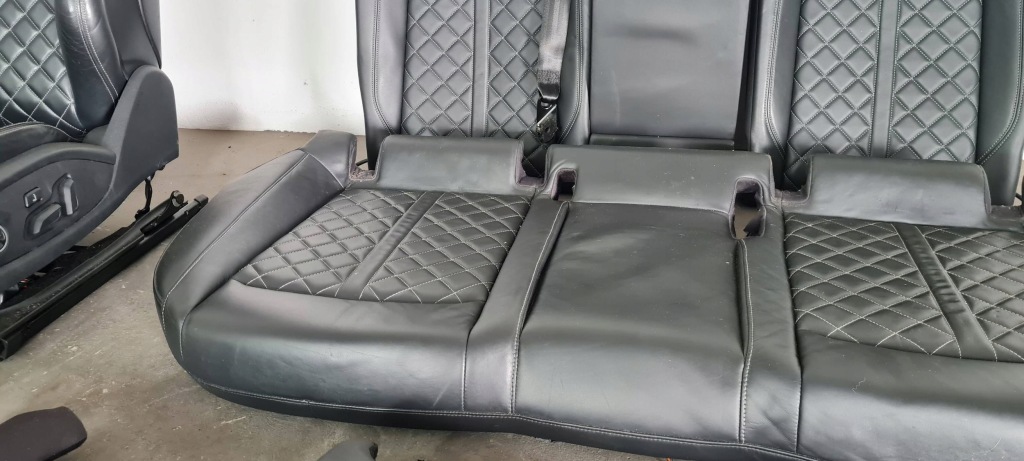 фото №15, S4 b9 a4 сидіння перед задня комплект recaro спортивні шкіра підігрів перед