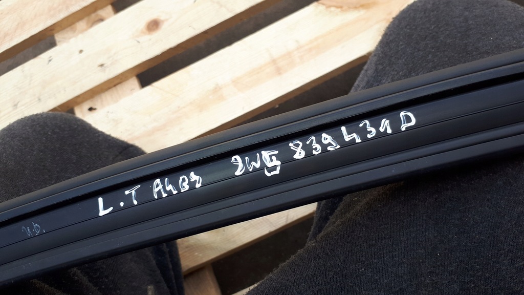 фото №7, A4 b9 8w s4 прокладка дверь стекло sline левый задняя