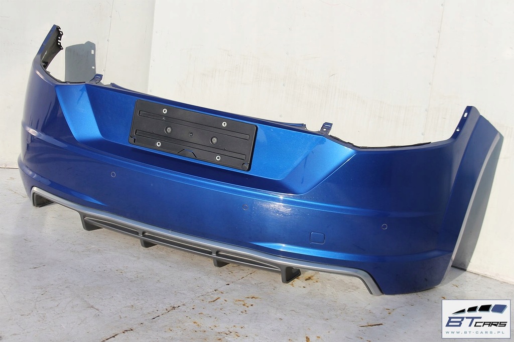 фото №9, Audi tt s-line 8s задняя бампер задний + крышка багажника багажника + лампы лампа 2015 ko