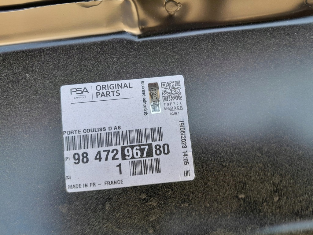 фото №12, Expert iii proace 16- двері праве розсувні задня праве oryg