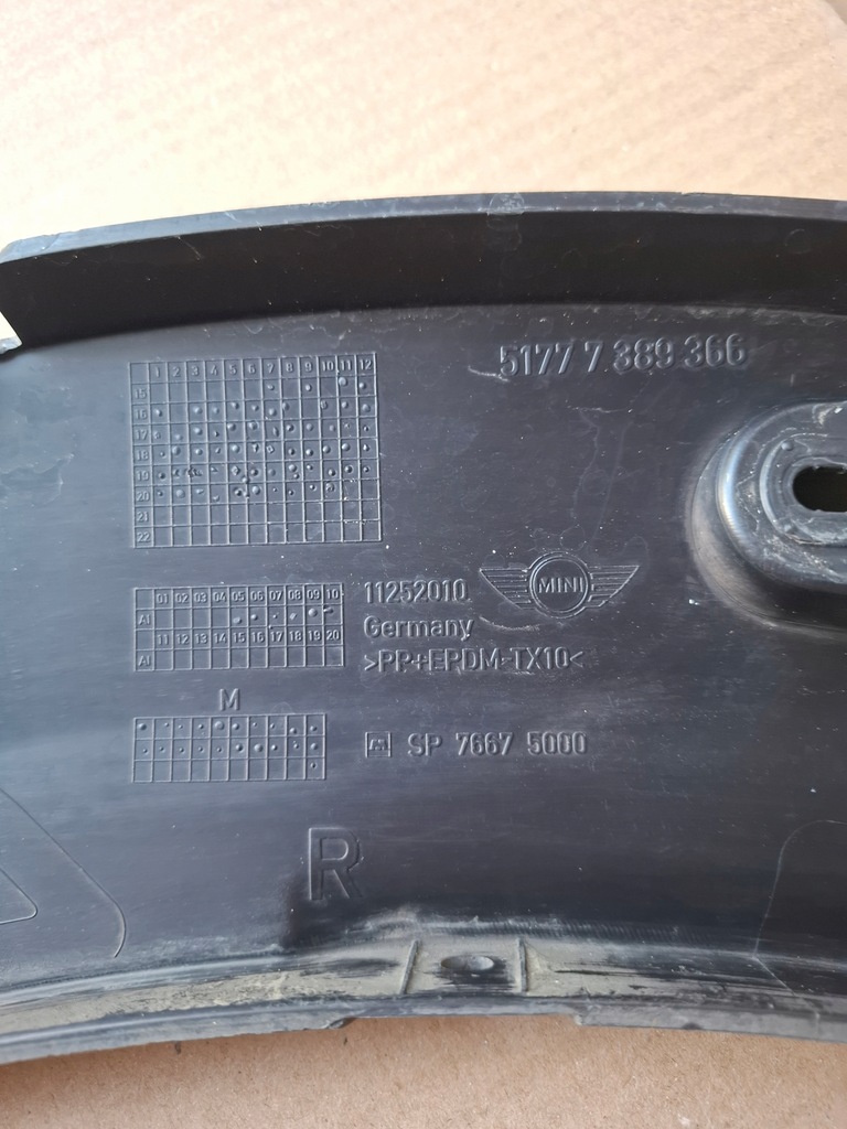 фото №12, Молдинг крила правий перед mini countryman f60 orygi.