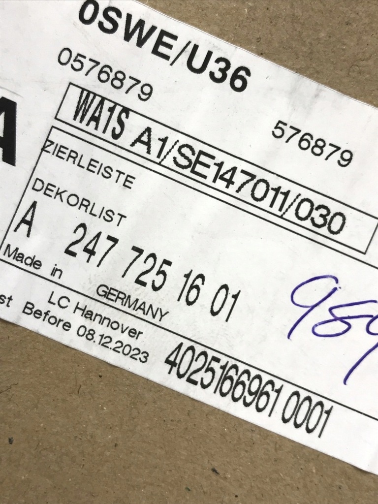 фото №9, Mercedes gla молдинг хром бампер задняя a2477251601