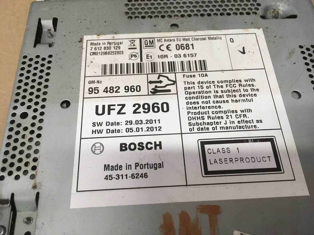 фото №7, Радио навигация заводская opel antara 2012 95482960