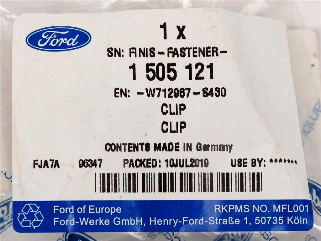 фото №9, Кліпса обшивка двері ford kuga i 08 ford 1505121