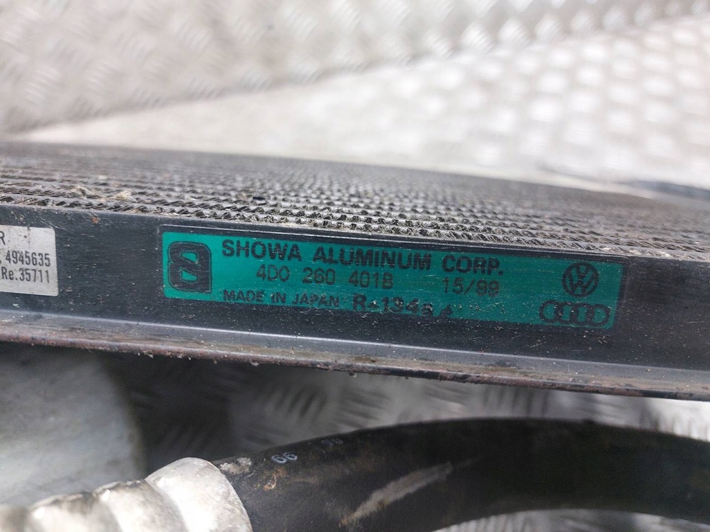 фото №8, Радіатор кондиціонера + дроти audi a8 d2 2.5 tdi 4d1260712b