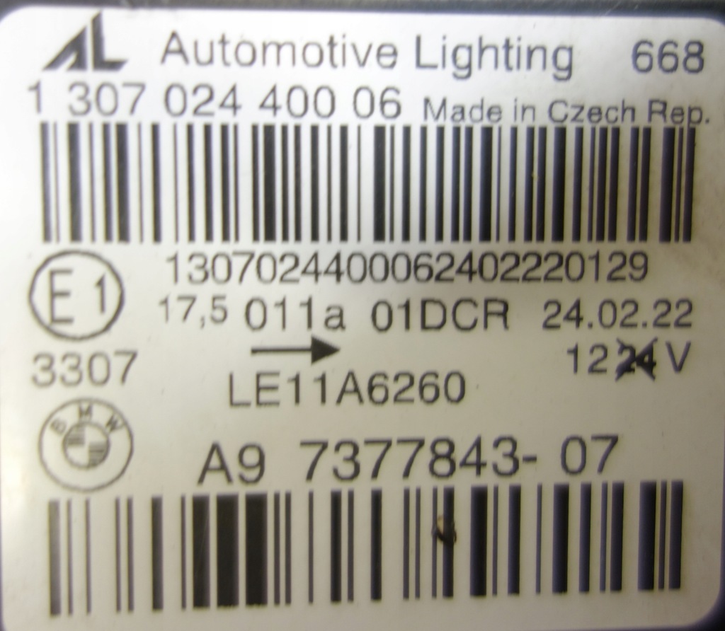 фото №11, Bmw 4 f32 f33 f82 coupe cabrio bixenon с led 7377843 лампа передняя левая