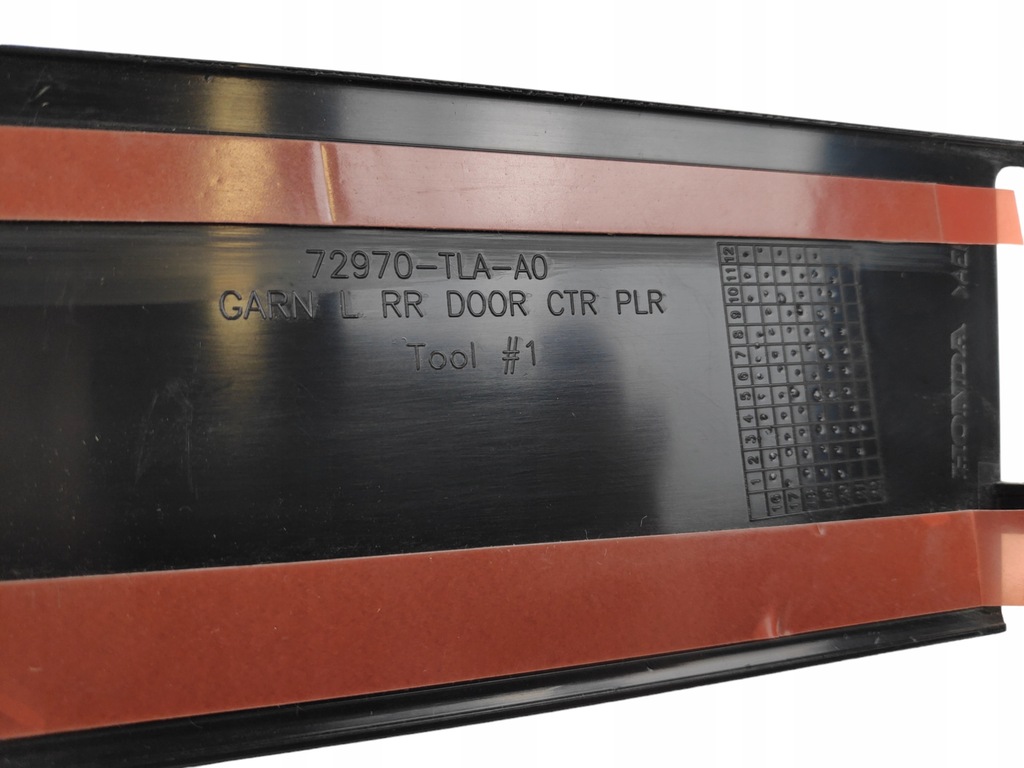 фото №11, Honda crv cr-v молдинг защита накладка стойка дверь левый задняя 72970-tla-a0