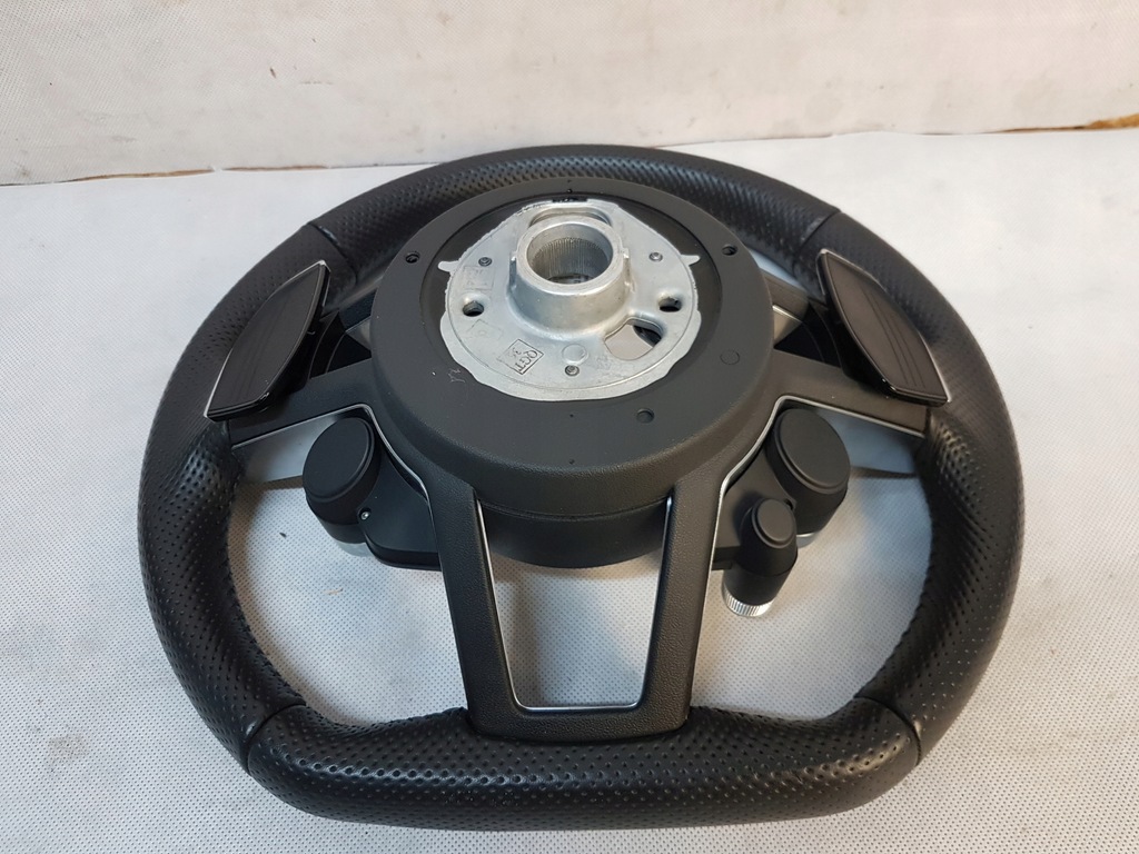 фото №11, Воздуховод лепестки переключения кожа руль wheel multi audi r8 4s 4s0419091g