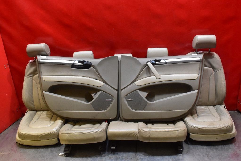 фото №5, Сиденье сиденья комплект обшивка обшивки кожаный eu audi q7 4l 05-09