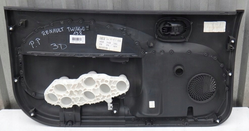 фото №2, Renault twingo ii lift 13 r обшивка дверь правый eu 3d