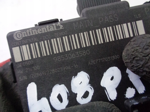 Модуль двері правий перед peugeot 408 1.2 puretech 2022 rok Оригінал