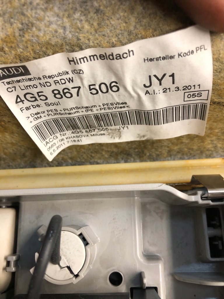 фото №13, A6 c7 sedan s line стеля комплектна доставка