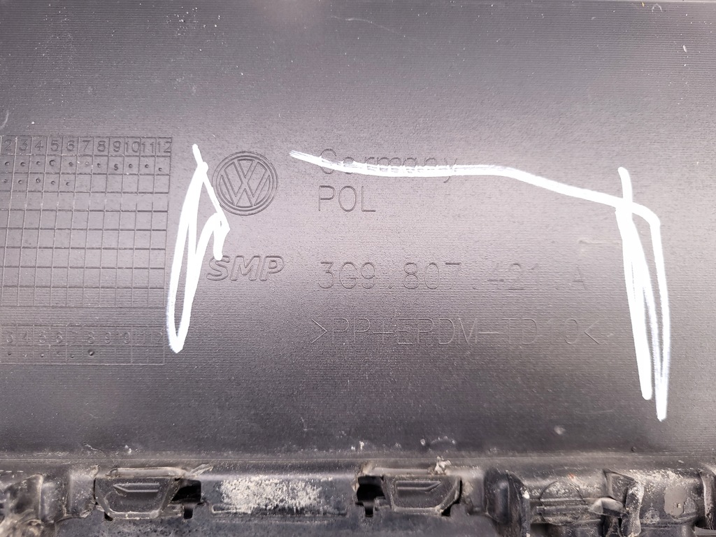 фото №9, Vw passat b8 | бампер спойлер диффузор задняя alltrack kombi 3g9807421a | 0219