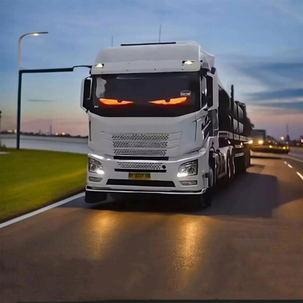 фото №6, Лампа автомобільна do автомобіля ремінь led diabelskie очі 70x143mm вантажівка tir