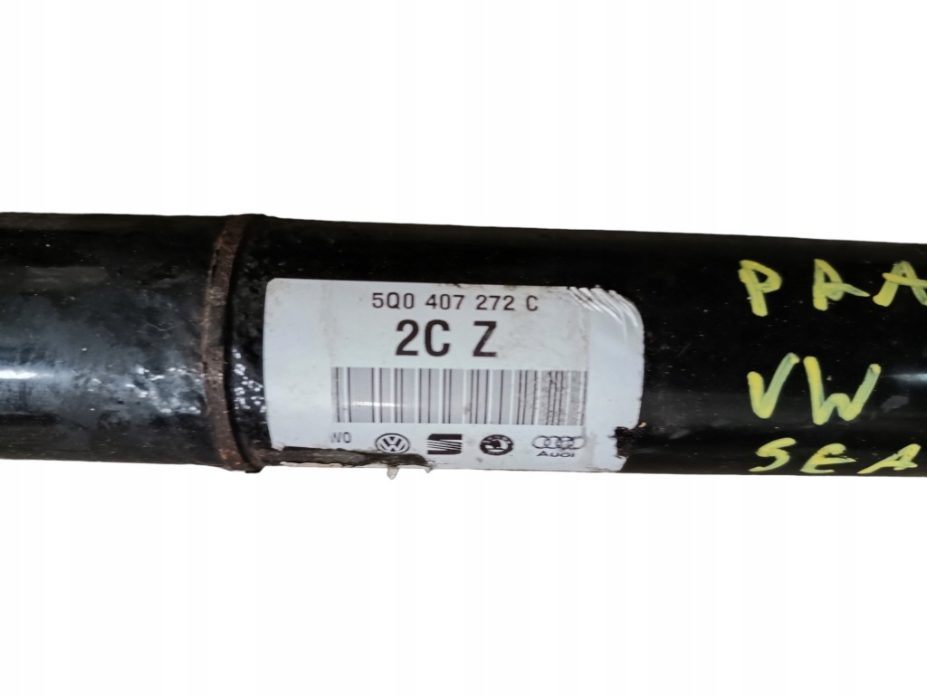 фото №2, Vw golf 7 lift t-roc приводной вал правая 5q0407272c