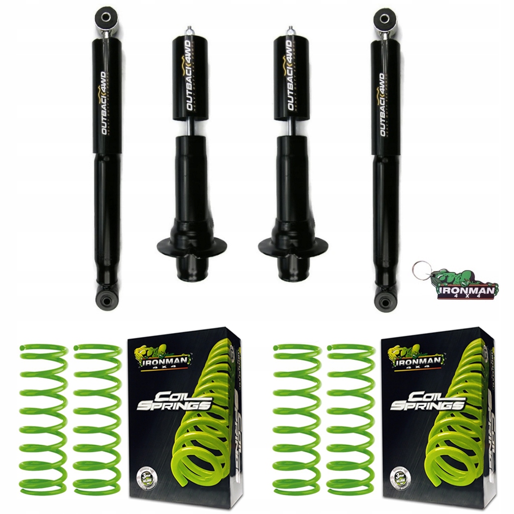 фото №1, Амортизаторы пружины +2' jeep cherokee kj liberty