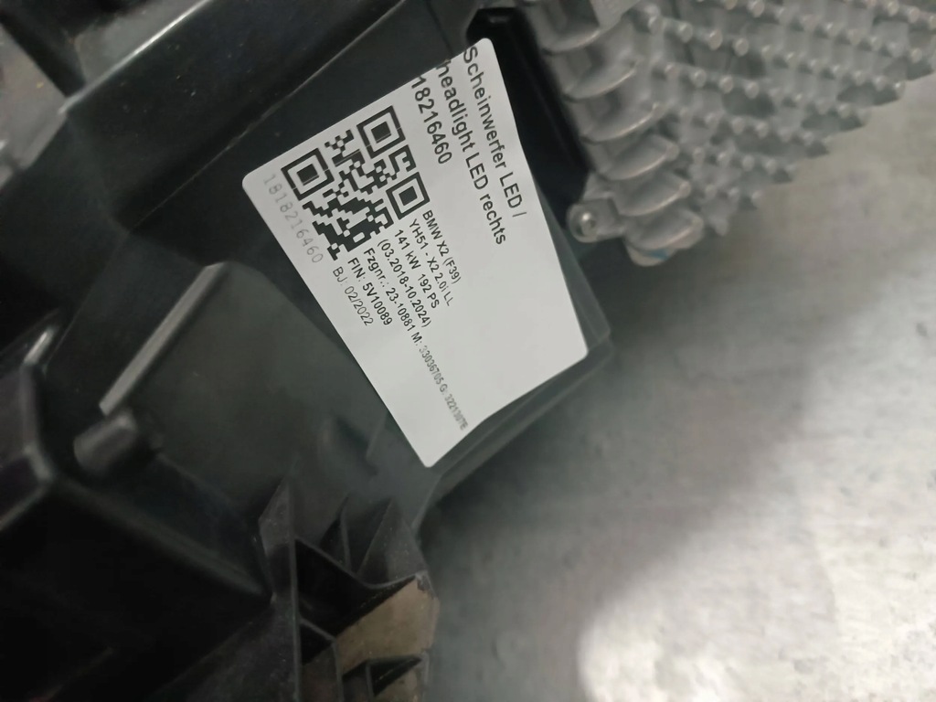 фото №7, Bmw x2 f39 лампы перед led комплект