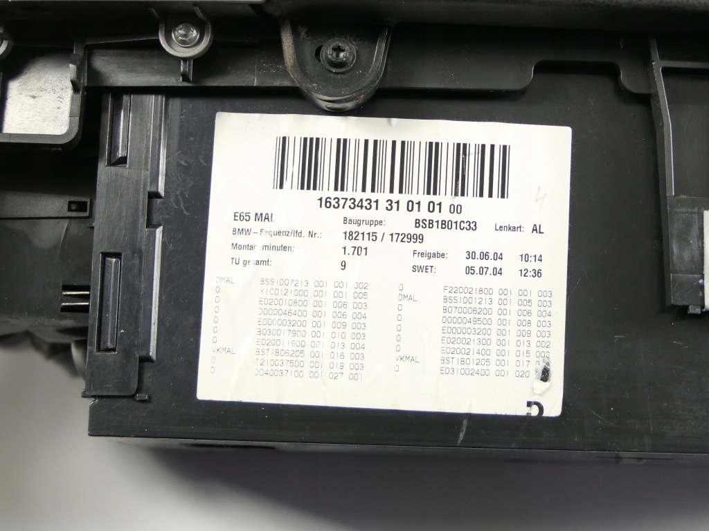 фото №12, Підлокітник тунель середній бардачок регулювання сидінь bmw 7 e65 01-08r.