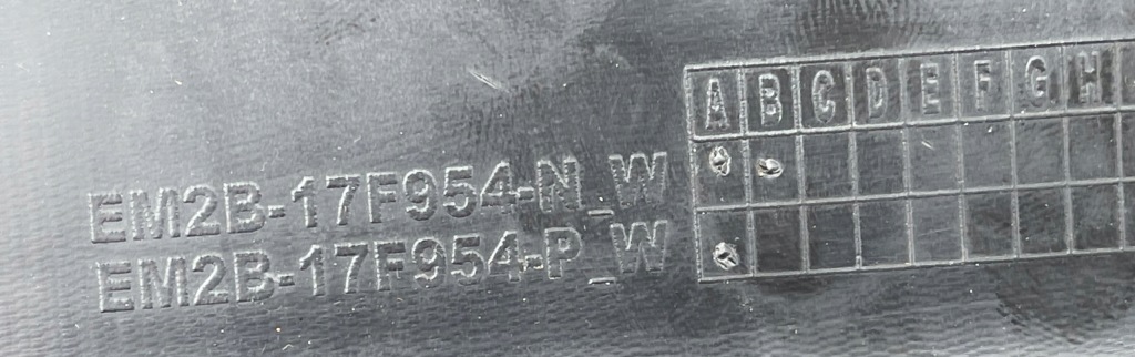 Ford galaxy mk3 lift 2019-2023 накладка спойлер бампера задняя em2b-17f954-n Доставка