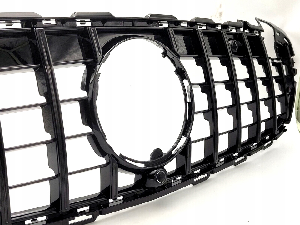 фото №9, Решітка радіатора решітка радіатора mercedes c w206 s206 panamericana amg gt full black блиск