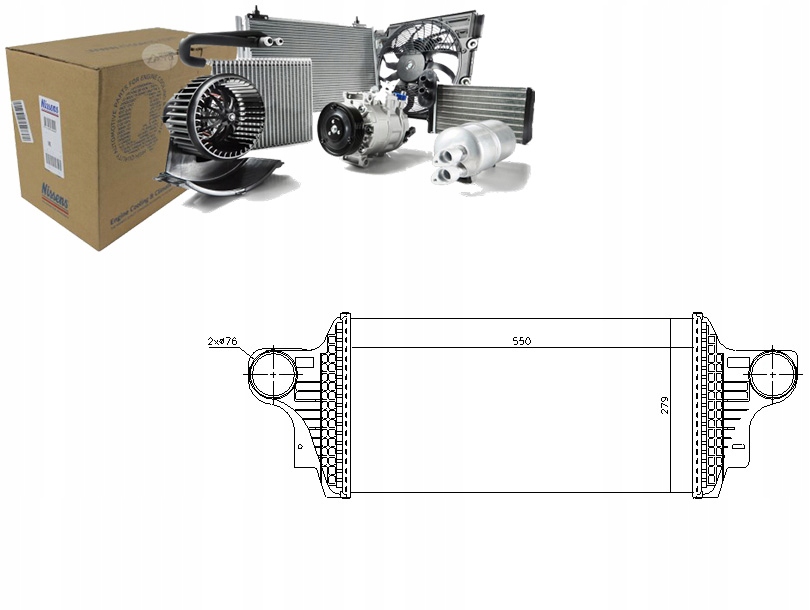 Купить Интеркулер mercedes ml 420 cdi 4-matic 164.128