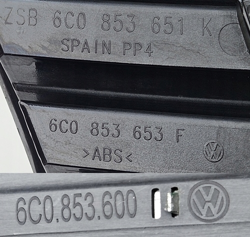 Решітка радіатора решітка  радіатора перед vw polo v 5 6c0853651k 6c0853653f 6c0853600 Київ