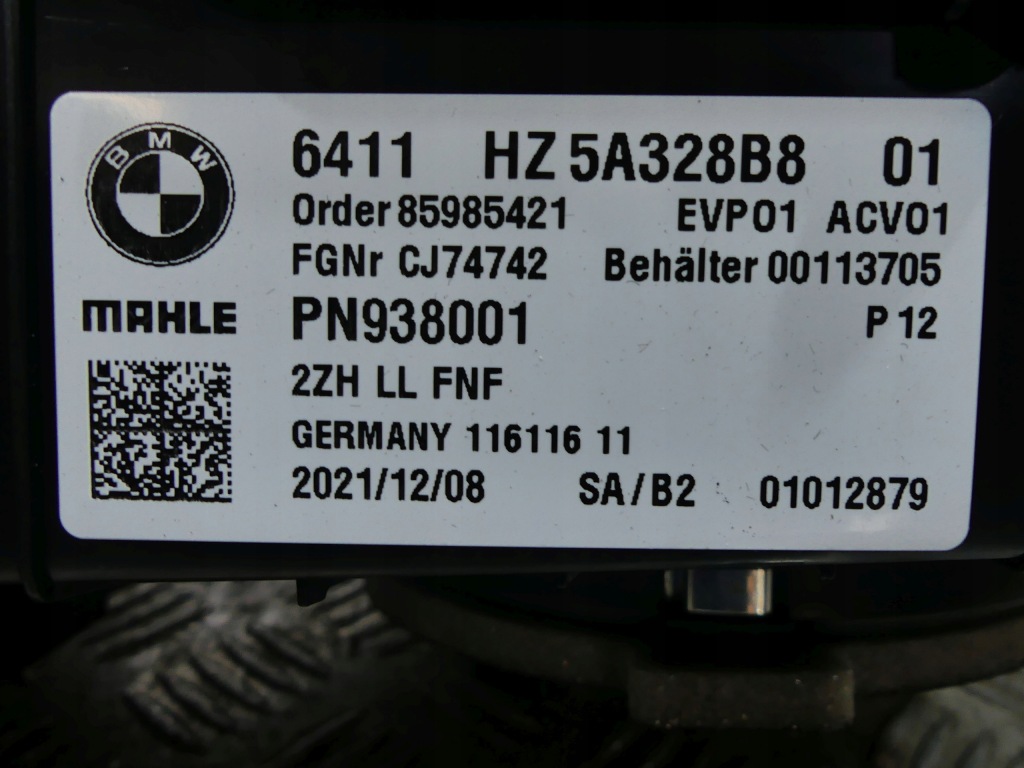 Bmw g14 g15 f91 f92 комплектна обігрівач 5a328b8 41km Зі Шроту