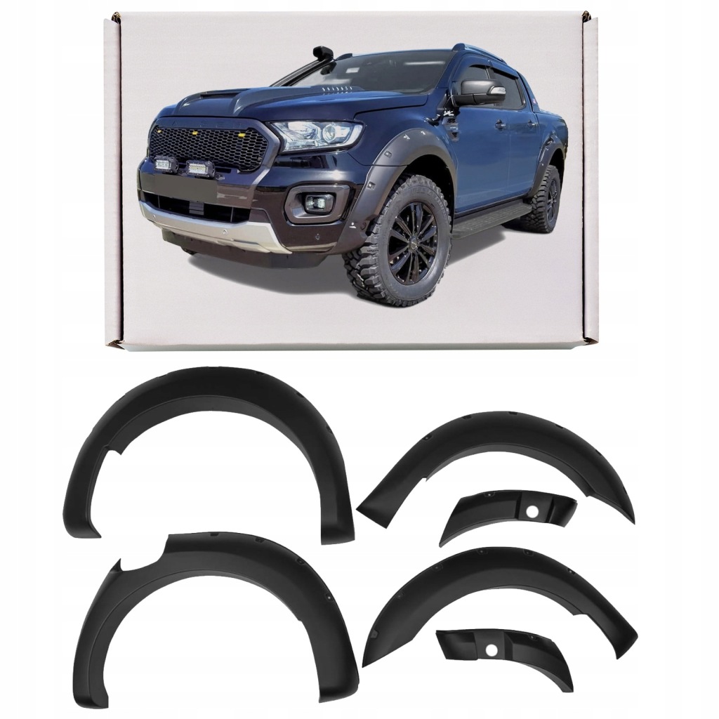 фото №1, Ford ranger t8 2019+ расширители крыльев с pdc